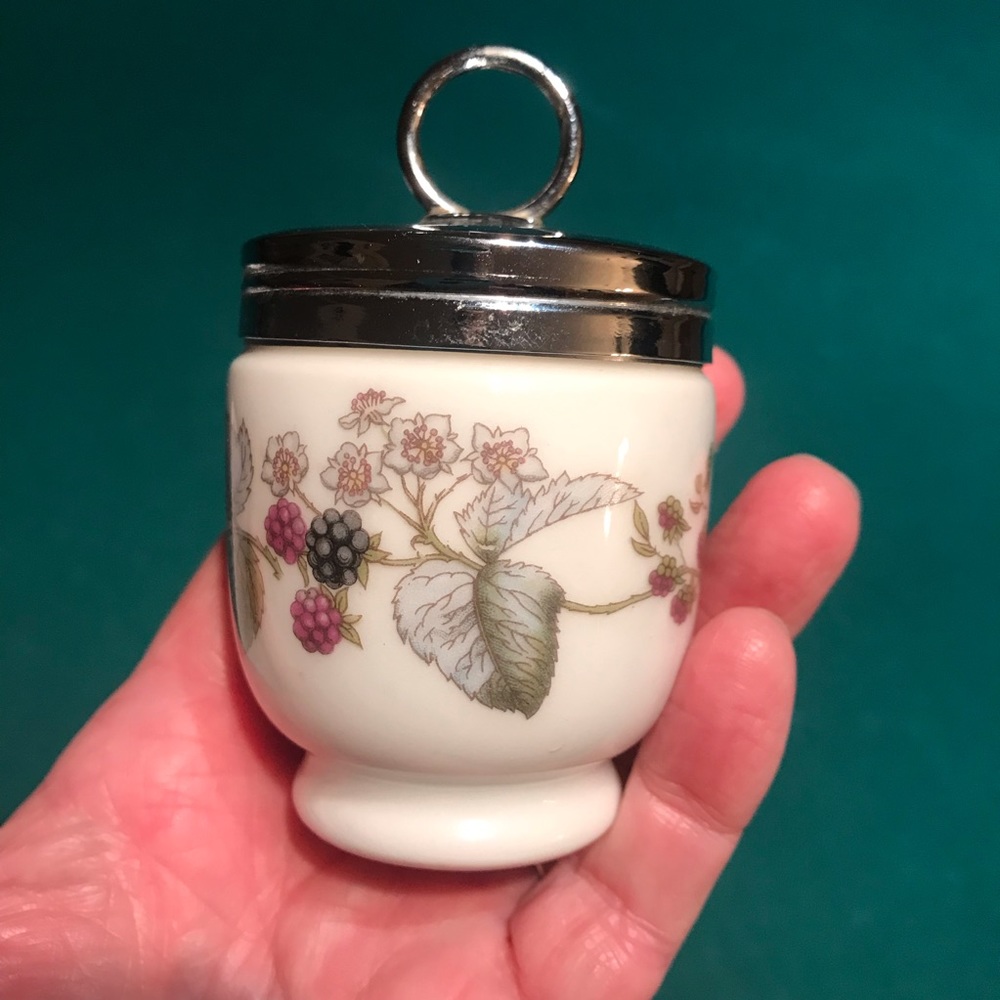 Royal Worcester Porcelain Egg Coddler-Lavinia design